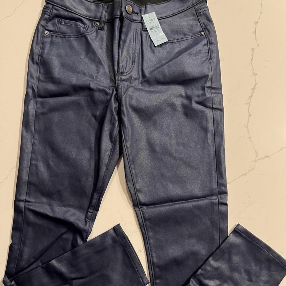 LOFT Women's Skinny Jeans in Dark Blue